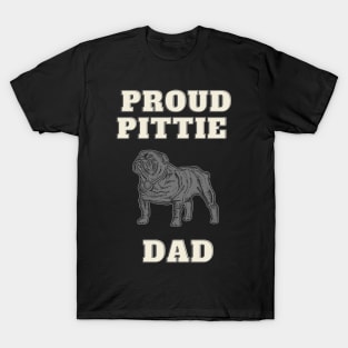 Proud Pittie Dad T-Shirt